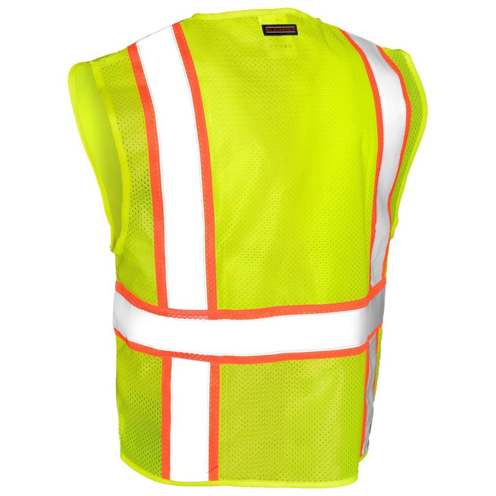 Safety Vest, All Mesh, With Pockets ECS